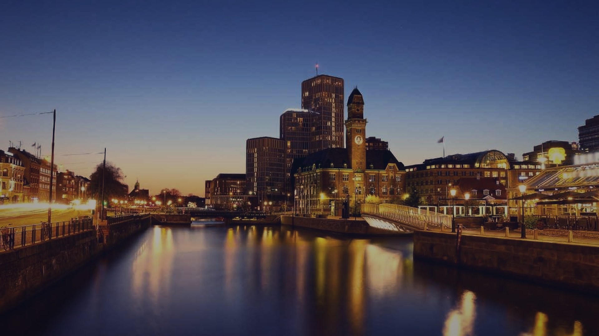 Malmö harbour at dusk — home of ECCV 2026